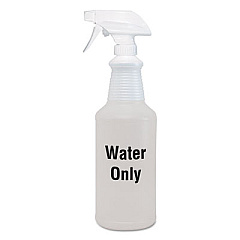 Diversey Water Only Spray Bottle, Clear, 32 oz, 12/Carton (D4968908)