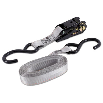 Keeper Ratchet Tie-Down Strap, 1" x 14 ft, 1500 lbs, S-Hook Ends (05514)