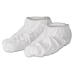 KleenGuard A40 Liquid/Particle Protection Shoe Covers, One Size Fits All, White, 300/Carton (27000)