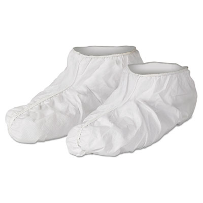 KleenGuard A40 Liquid/Particle Protection Shoe Covers, One Size Fits All, White, 300/Carton (27000)