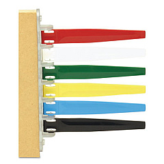 Unimed Status Flags, 6 Flags, Assorted Colors (I6PF169436)