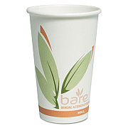 Dart Bare By Solo Eco-Forward Recycled Content Pcf Paper Hot Cups, 16 Oz, 300/ct (OF16RCJ8484)
