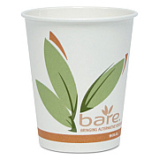 Dart Bare by Solo Eco-Forward Recycled Content PCF Hot Cups, 10 oz, Green/White/Beige, 300/Carton (OF10RCJ8484)