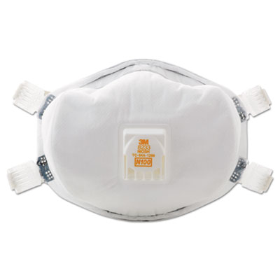 3M Particulate Respirator 8233, N100, Standard Size, 20/Carton (8233CT)