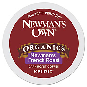 Newmans Own Organics 5339 French Roast Coffee K-Cups