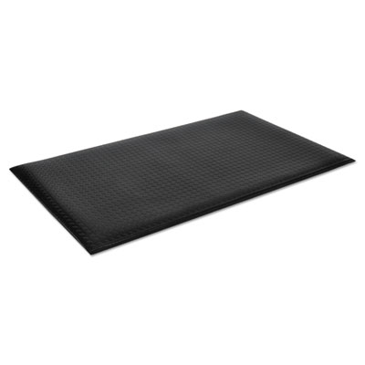 Crown Wear-Bond Comfort-King Anti-Fatigue Mat, Rectangular, Black Raised Deck Plate Surface, 24" x 36" (WBZ023KD)