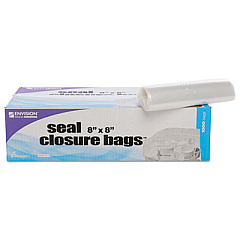 Stout by Envision Seal Closure Bags, 2 mil, 8" x 8", Clear, 1,000/Carton (ZF003C)