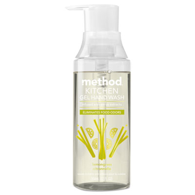 Method Kitchen Gel Hand Wash, Lemongrass, 12 oz Pump Bottle (01727EA)