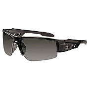 ergodyne Skullerz Dagr Safety Glasses, Black Half Frame, Smoke Single Lens (52030)