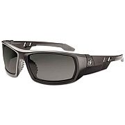 ergodyne Skullerz Odin Safety Glasses, Matte Black Full Frame, Smoke Dual Lens (50430)