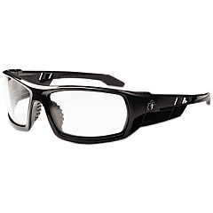 ergodyne Skullerz Odin Safety Glasses, Black Full Frame, Clear Dual Lens (50000)