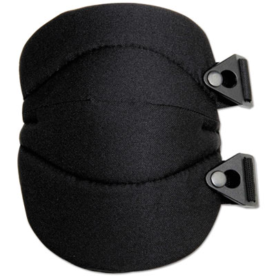 ergodyne ProFlex 230 Wide Soft Cap Knee Pad, Buckle Closure, One Size Fits Most, Black (18230)