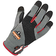 ergodyne Proflex 710cr Heavy-Duty + Cut Resistance Gloves, Gray, Medium, 1 Pair (17123)