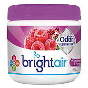 BRIGHT Air Super Odor Eliminator, Wild Raspberry and Pomegranate, 14 oz Jar (900286EA)