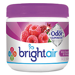 BRIGHT Air Super Odor Eliminator, Wild Raspberry and Pomegranate, 14 oz Jar (900286EA)