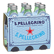 S. Pellegrino Sparkling Natural Mineral Water, 8 oz Bottle, 24/Carton (80087)