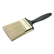 AbilityOne 8020015964248 SKILCRAFT 3" FLAT SASH PAINT BRUSH, NATURAL BRISTLE, BLACK PLASTIC HANDLE