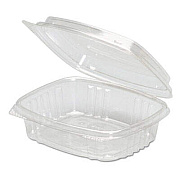 Genpak AD08F Plastic Hinged-Lid Deli Containers