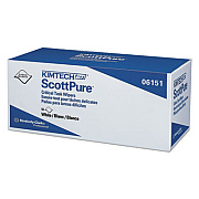 Kimtech SCOTTPURE Critical Task Wipers, 12 x 23, White, 50/Box, 8 Boxes/Carton (06151)