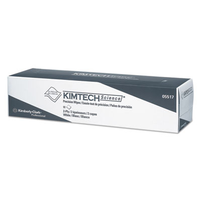 Kimtech Precision Wipers, POP-UP Box, 2-Ply, 14.7 x 16.6, White, 90/Box (05517)