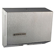 Kimberly-Clark Professional* Windows Scottfold Compact Towel Dispenser, 10.6 x 4.75 x 9, Stainless Steel (09216)