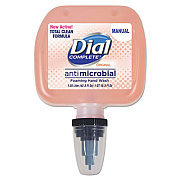 Dial Professional Antibacterial Foaming Hand Wash, Original, 1.25 L, Cassette Refill, 3/Carton (05067)