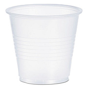 Dart High-Impact Polystyrene Cold Cups, 3.5 oz, Plastic, Translucent, 100/Pack (Y35PK)