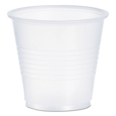 Dart High-Impact Polystyrene Cold Cups, 3.5 oz, Plastic, Translucent, 100/Pack (Y35PK)