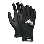 MCR Safety Nitrile Coated Kevlar Gloves, EN388: 4542, 11" Long, X-Large, Black, Pair (9178NFXL)