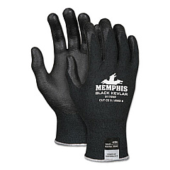 MCR Safety Nitrile Coated Kevlar Gloves, EN388: 4542, 11" Long, X-Large, Black, Pair (9178NFXL)
