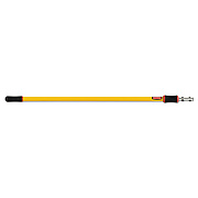 Rubbermaid Commercial HYGEN HYGEN 48-96" Quick-Connect Extension Pole, Aluminum, Yellow, 6/Carton (Q765YELCT)