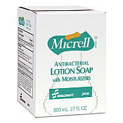 AbilityOne 8520015220829, SKILCRAFT, GOJO ANTIBACTERIAL LOTION SOAP, FLORAL, 800 ML REFILL, 12/CARTON