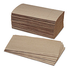 AbilityOne 8540014940911, SKILCRAFT, Folded Paper Towels, Kraft, 9.25w, 250/Bundle, 16 Bundles/Box
