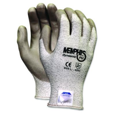 MCR Safety Dyneema Gloves, EN388: 4341, X-Large, Gray/White, Pair (9672XL)