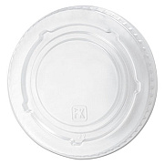 Fabri-Kal Kal-Clear/Nexclear Drink Cup Lids, Flat Lid with No Slot, Fits 12 oz to 20 oz Cold Cups, Plastic, Clear, 1,000/Carton (LKC1220F)