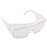 MCR Safety Yukon Safety Glasses, Frameless OTG, Clear Single Lens (9810)