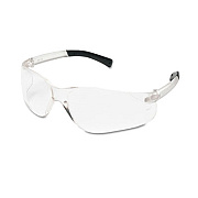 MCR Safety BearKat Safety Glasses, Frameless, Clear Single Lens, 12/Box (BK110BX)
