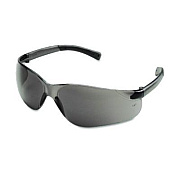 MCR Safety BearKat Safety Glasses, Frameless, Gray Single Lens, 12/Box (BK112BX)