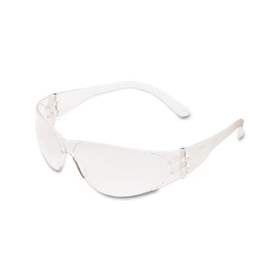 MCR Safety Checklite Safety Glasses, Frameless, Clear Single Hard Coat Scratch-Resistant Lens (CL110)