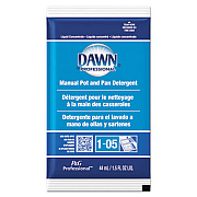 Dawn Professional Manual Pot/Pan Dish Detergent, Original Scent, 1.5 oz Packet, 120/Carton (01331)