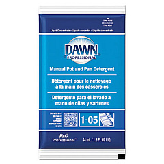 Dawn Professional Manual Pot/Pan Dish Detergent, Original Scent, 1.5 oz Packet, 120/Carton (01331)