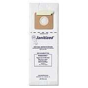Janitized Vacuum Filter Bags Designed to Fit Panasonic Upright Type U, 36/Carton (JANPAU2)