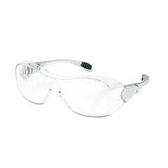 MCR Safety Law OTG Safety Glasses, Frameless OTG, Clear Single Lens (OG110AF)