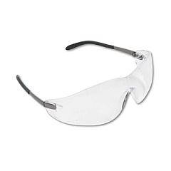 MCR Safety Blackjack Safety Glasses, Frameless, Clear Single Lens, 12/Box (S2110BX)