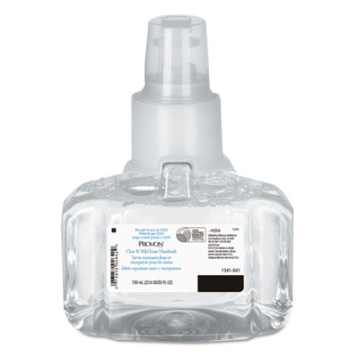 PROVON CLEAR AND MILD FOAM HAND WASH, UNSCENTED, 700 ML REFILL, 3/CARTON (134103CT)