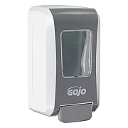 GOJO FMX-20 Soap Dispenser, 2 L, 6.5 x 4.7 x 11.7, White/Gray, 6/Carton (527006)