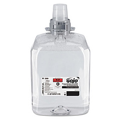 GOJO E2 Foam Handwash Refill with PCMX for FMX-20 Dispensers, Fragrance-Free, 2,000 mL, 2/Carton (526902)