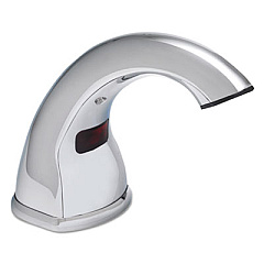 GOJO CXi Touch Free Counter Mount Dispenser, 1,500 mL/2,300 mL, 2.25 x 5.75 x 9.39, Chrome (852001)