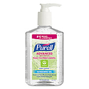 PURELL GREEN CERTIFIED ADVANCED GEL HAND SANITIZER, FRAGRANCE-FREE, 8 OZ PUMP BOTTLE (969112EA)