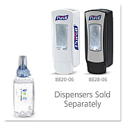 PURELL Advanced Hand Sanitizer Green Certified Gel Refill, For ADX-12 Dispensers, 1,200 mL, Fragrance-Free (880303EA)